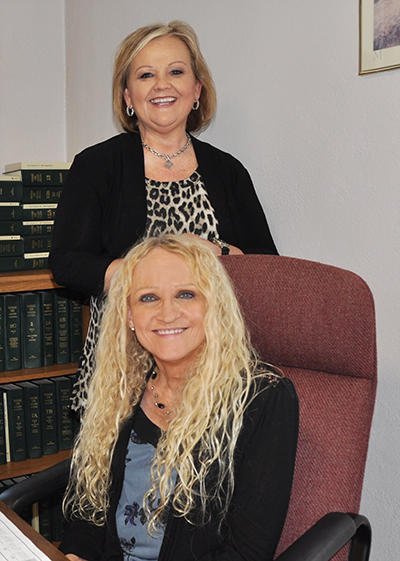 Charlene Duplessis, Clerk and Master, with Paula Treadwell, Assistant